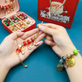 Gold-Tone Snowflake and Christmas Tree Metal Beads with 2 Listed Options view 3