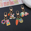Six-Style Easter Bunny Egg Wreath and Carrot Keychain Collection view 3