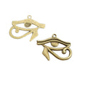 Eye of Horus Metal Charm in Three Antique Finishes view 5