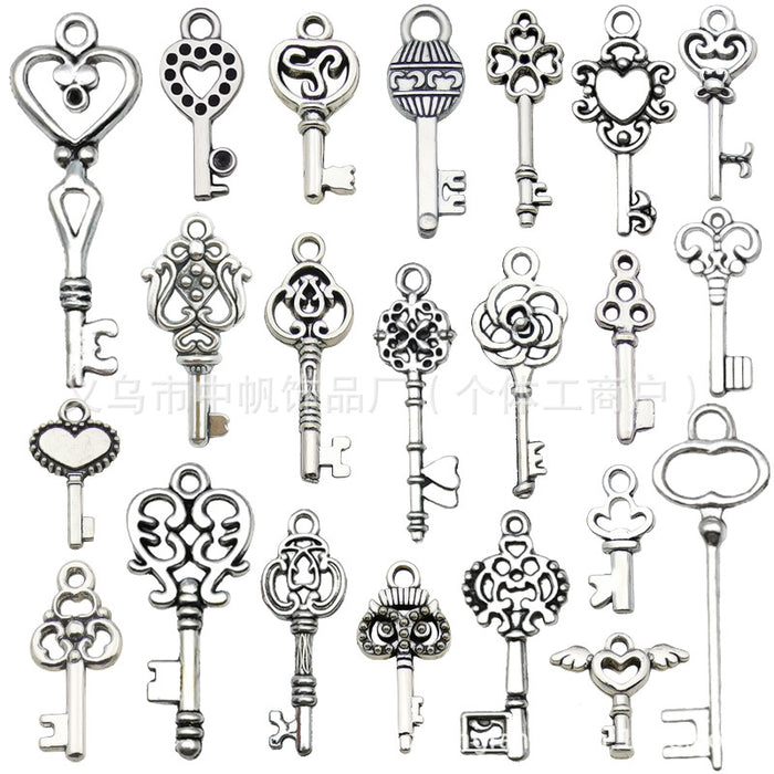 Alloy Metallic Heart Metal Charms with 23 Listed Options
