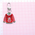 Glitter Acrylic Christmas Sweater Keychain 4 Characters view 4