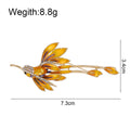 Bird Crystal Enamel Metal Brooch Pin for Jackets and Lapels view 2
