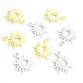 Polished Gold Silver Moon Alloy Pendant Components in 2 Styles view 5