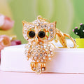 Mixed Jeweled Owl Keychains in Seventy Nine Colors Constructions and Pom Styles view 8