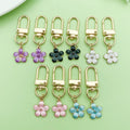 Flower Charm Keychains in 5 Pictured Variations for Bags and Keys view 3