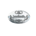 Oval Handmade Connector Metal Charm in 4 Finishes for Jewelry Crafts view 5