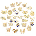 Yellow Butterfly and Elephant Metal Charms with 8 Listed Options view 5