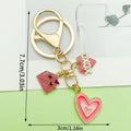 Flower Charm Keychains in 35 Pictured Variations for Bags and Keys view 4