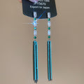 Color Crystal Long Chain Tassel Stud Earrings Fashion Jewelry for Women view 7