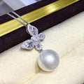 Silver Tone Butterfly and Gray Pearl Jewelry Pieces view 6