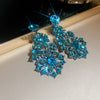 Blue Crystal Floral