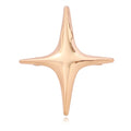 Cross Star Polished Two Designs Metal Brooch Pin for Jackets and Lapels view 1