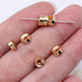 Round Smooth Spacer Beads in Two Colors and Three Sizes view 6