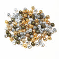 Openwork Round Metal Beads in Twenty Four Size and Finish Options view 4