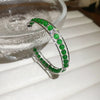 Silver Green Cuff