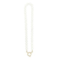 Mixed And Clear Ten Millimeter Round Bead Carabiner Necklaces view 5
