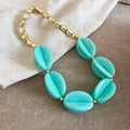 Colorful Oval Bead Bracelets Necklaces and Earrings view 11