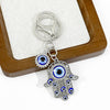 Silver Hamsa Sunburst Eye