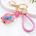 Jelly Cartoon Car Keychains with Fortune Loops and Loop Only Options view 2