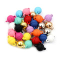Colorful Spherical Magnetic Clasps With Heart Shaped Loops view 2