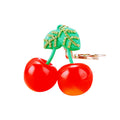 Jelly Double Cherry Keychains with Cord Sets and Loose Heart Loop Options view 5
