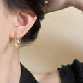 Gold-Tone Rocking Horse Huggie Earrings - One Style view 4