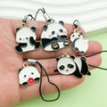 Panda Charms and Pendants Featuring Flower Across 21 Pictured Variations view 3