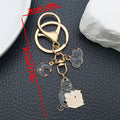 Six Black Cat Music Keychains with Instrument Motifs view 10