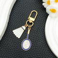 Badminton Racket and Mixed Sports Metal Clasp Keychain Set view 4