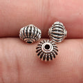 7.7x7.7x6.2mm 0.93g Multicolor Zinc Alloy Round Small Hole Spacer Beads for DIY Bracelet Jewelry Making