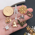 Gold-Tone Pumpkin Metal Charms with 6 Listed Options view 2