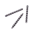 Graduated Ball Bar Metal Connector in Antique Silver Tone view 4