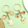 Christmas Charm Keychains Featuring Yellow Music Note Across 81 Pictured Variations view 3