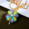 Yellow-Blue-Purple Rainbow-Clover