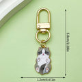 Sitting Cat Charm Keychains With Gold-Tone Swivel Clasps view 8