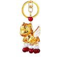 Illuminated Winged Horse Keychains With Red Bead Tassels view 5