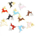 Colorful Reindeer Enamel Alloy Charm Pendants for Jewelry Making view 3