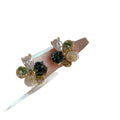Multicolor Crystal Petal Cluster Statement Stud Earrings view 5