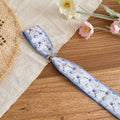 Printed Fabric Skinny Scarf Neck Ties in Eight Patterns view 3