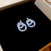 Silver Double Circle