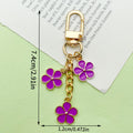 Flower Charm Keychains in 11 Pictured Variations for Bags and Keys view 10