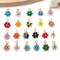 Gold-Tone Bead and Daisy Metal Charms with 22 Listed Options view 1