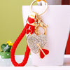 Red-Braided-Loop White-Arrow-Heart