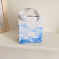 Blue Cloud Print Jewelry Bag And Square Jewelry Box view 6
