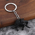 Metal Skeleton Animal Keychains in 14 Dinosaur, Stegosaurus, Cat and Unicorn Styles view 7