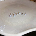 Six Pair Silver Tone Minimal Stud Earring Set Fashion Jewelry view 6