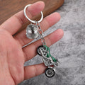Metal Motorcycle Model Keychain Creative Harley Style Key Ring