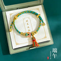 Braided Cord Tassel Charm Bracelets in Eleven Styles view 6