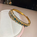 Crystal Teardrop Bangles And Tennis Bracelets Fifteen Color Styles view 7