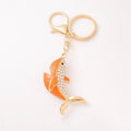 Ocean Animal Rhinestone Keychain Shark Crab Starfish Charm view 5
